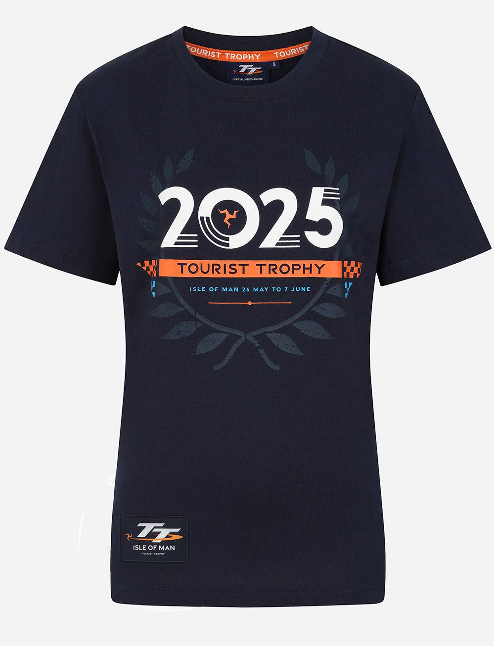 TT Races Women's Stats T-Shirt - Navy | Isle of Man TT Races Official ...