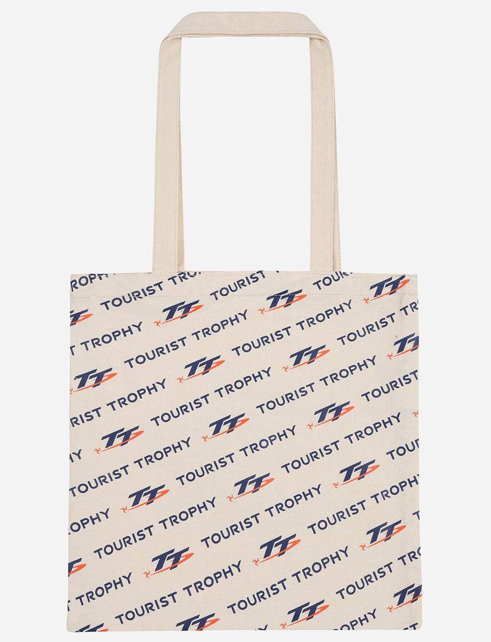 TT Races Signature Logo Tote Bag - Off White - Isle of Man TT Races Official Merchandise