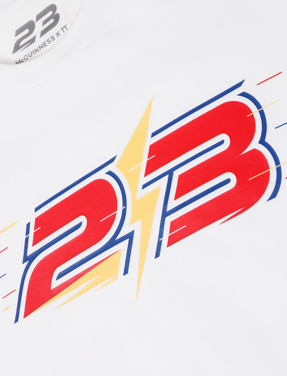 John McGuinness 'Ton-Up' T-Shirt - White