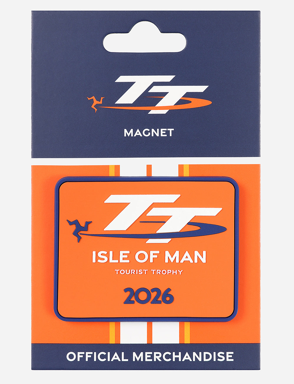 TT Races Signature Dated Fridge Magnet - Orange - Isle of Man TT Races Official Merchandise