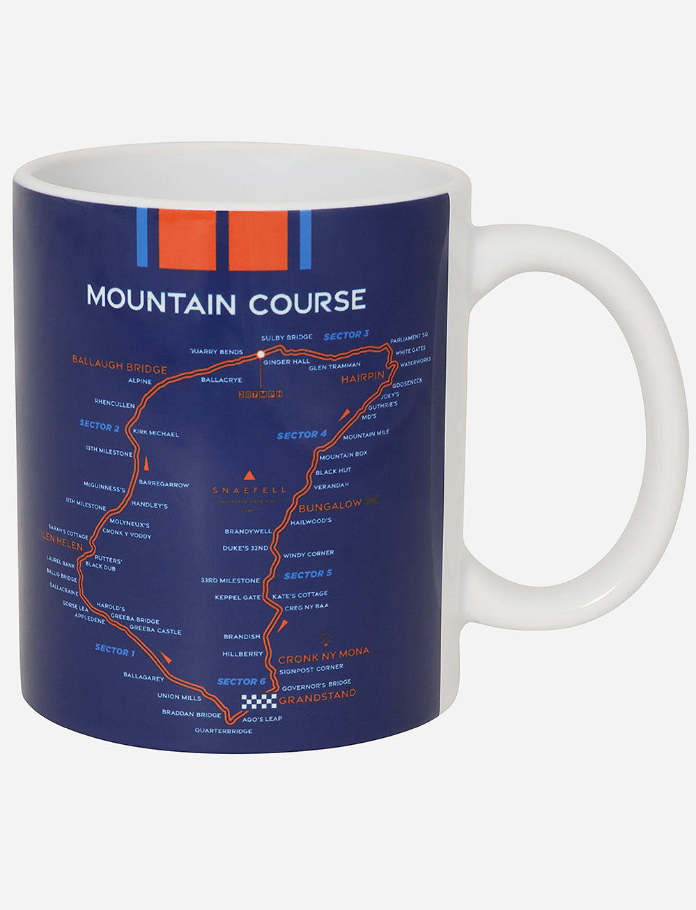 TT Races Mountain Course Mug - Navy - Isle of Man TT Races Official Merchandise