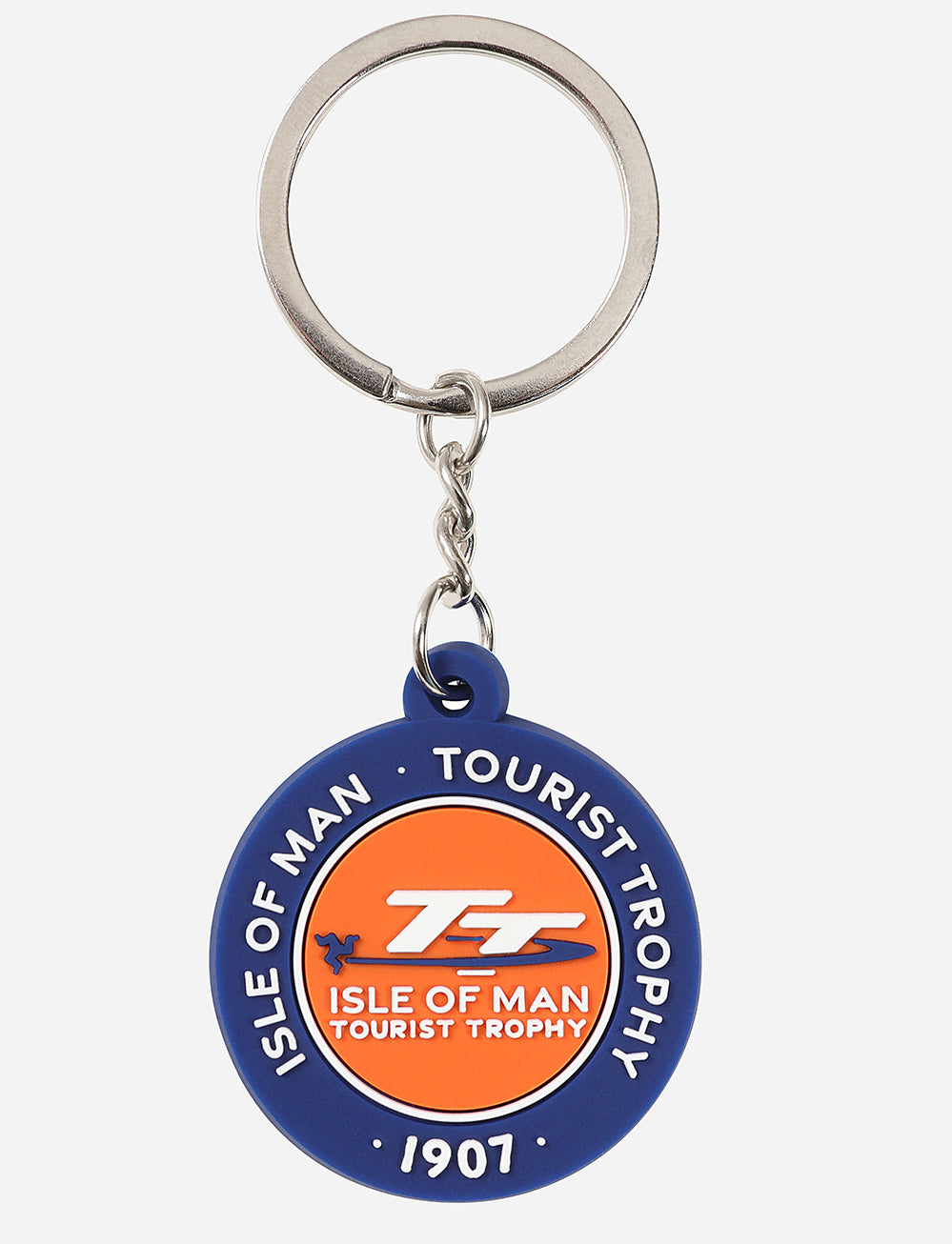 TT Races '1907' Keyring - Navy - Isle of Man TT Races Official Merchandise