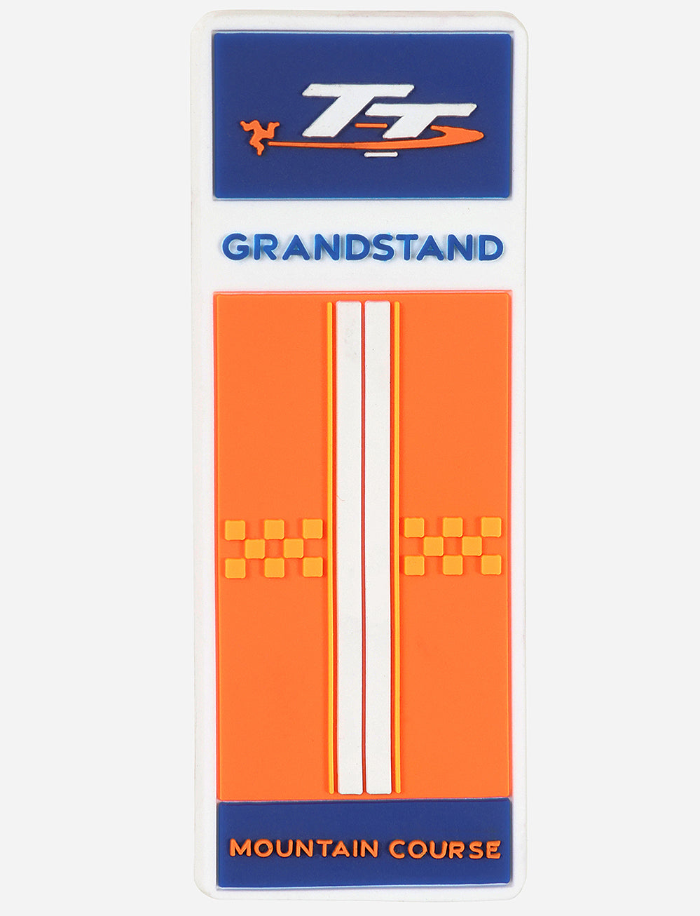 TT Races 'GRANDSTAND' Fridge Magnet - Orange - Isle of Man TT Races Official Merchandise
