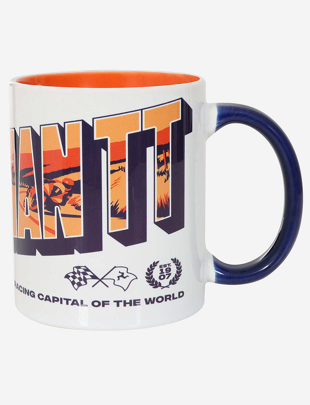 Adam Berry x TT Mug - White - Isle of Man TT Races Official Merchandise