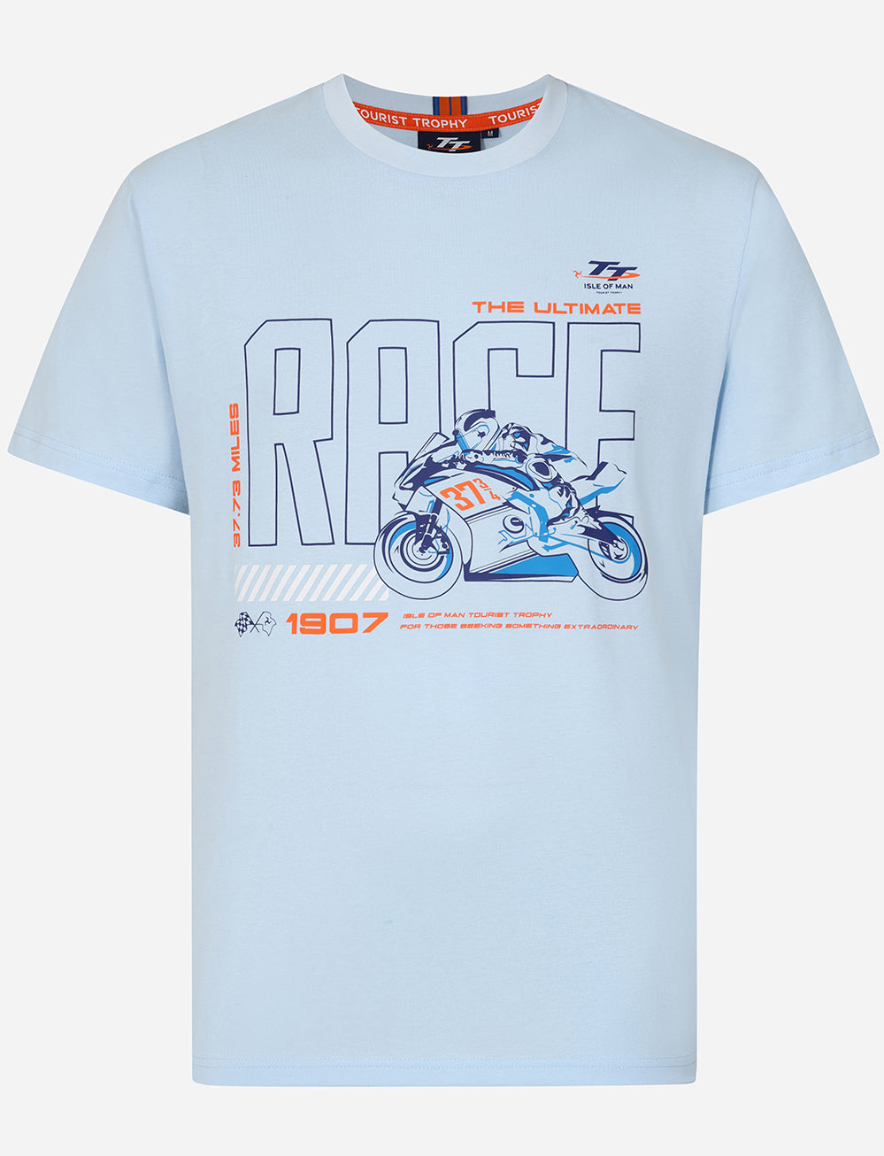 TT Races 'Ultimate Race' T-Shirt - Light Blue - Isle of Man TT Races Official Merchandise