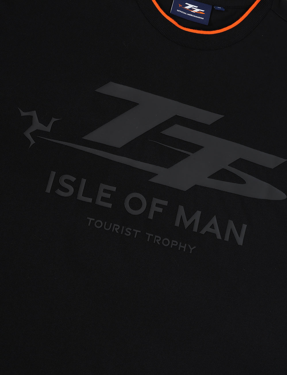 TT Races 37 ¾ Tonal T-Shirt - Black - Isle of Man TT Races Official Merchandise