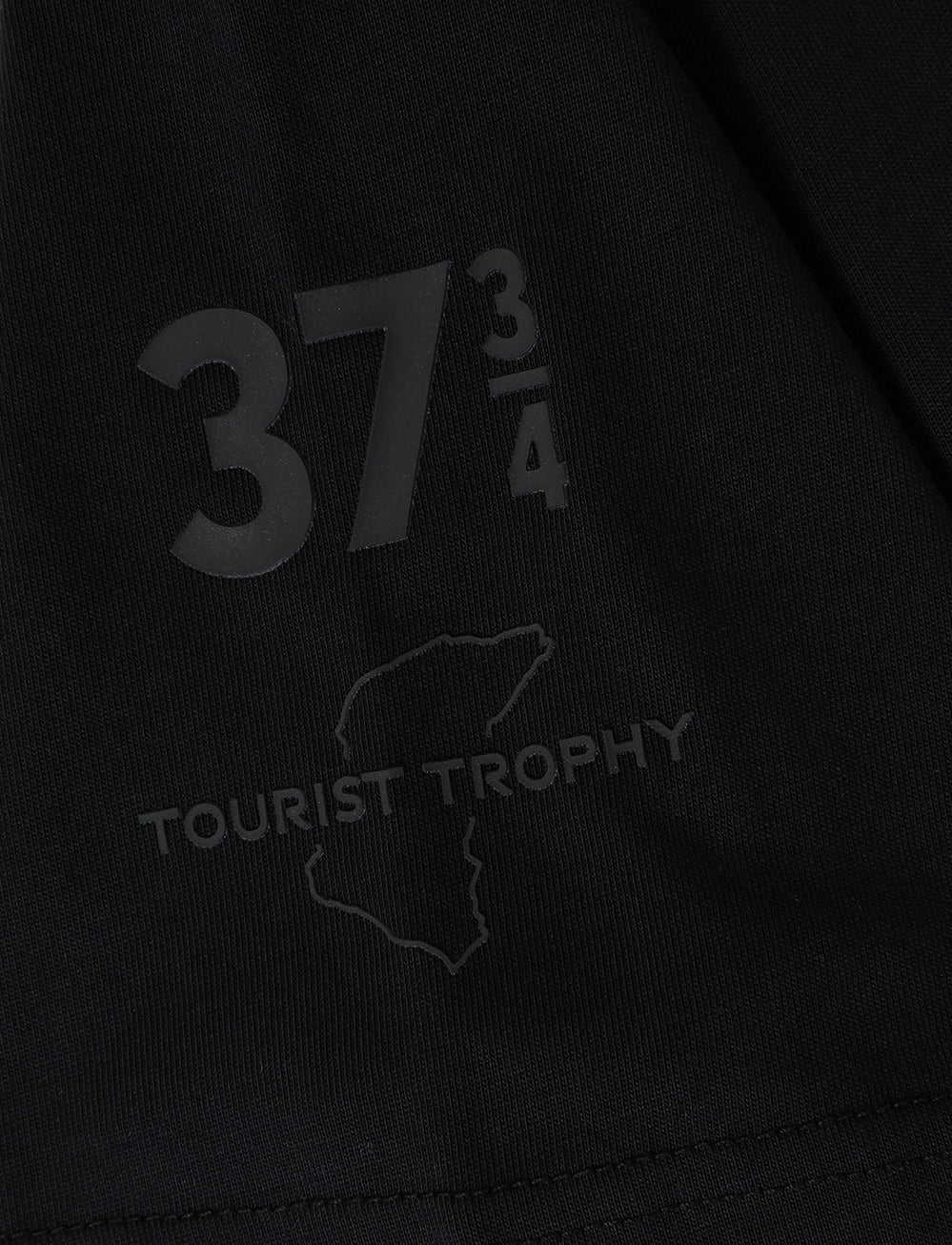 TT Races 37 ¾ Tonal T-Shirt - Black - Isle of Man TT Races Official Merchandise