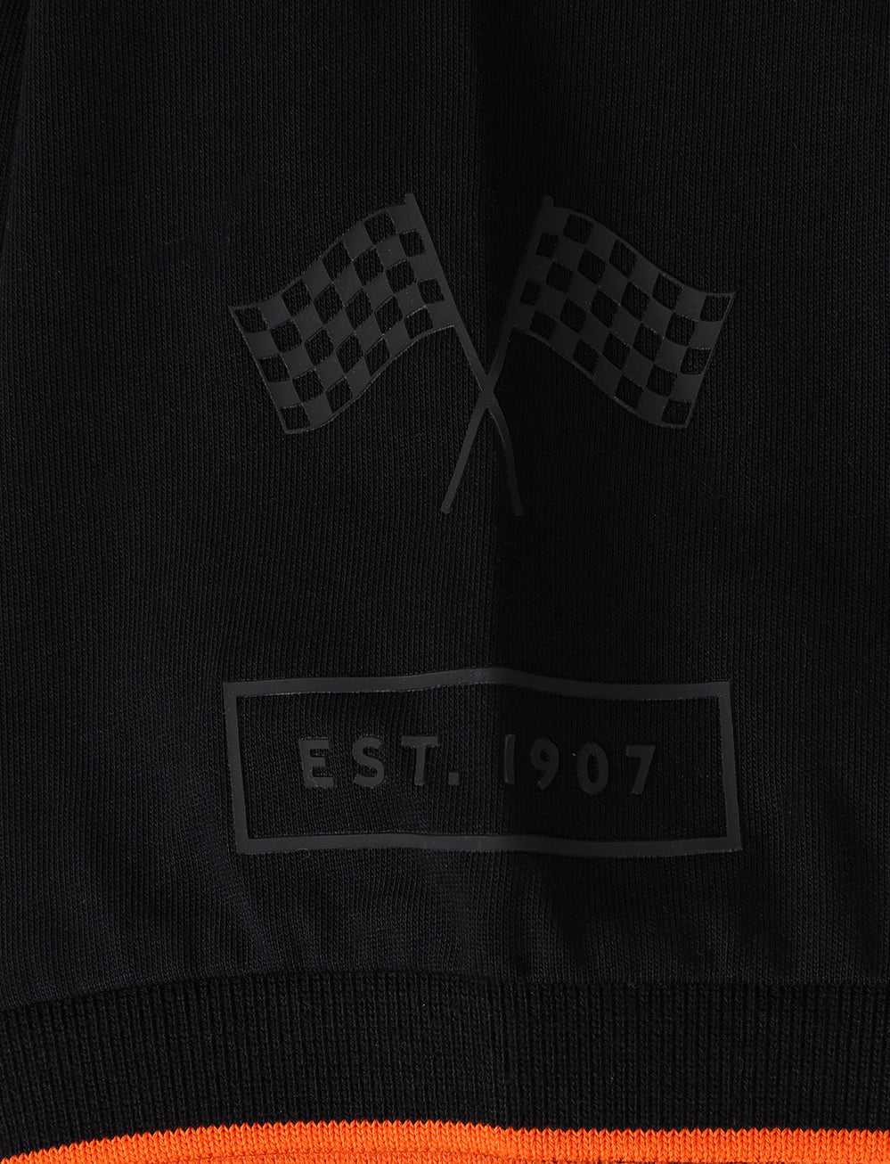 TT Races 37 ¾ Tonal Polo - Black - Isle of Man TT Races Official Merchandise