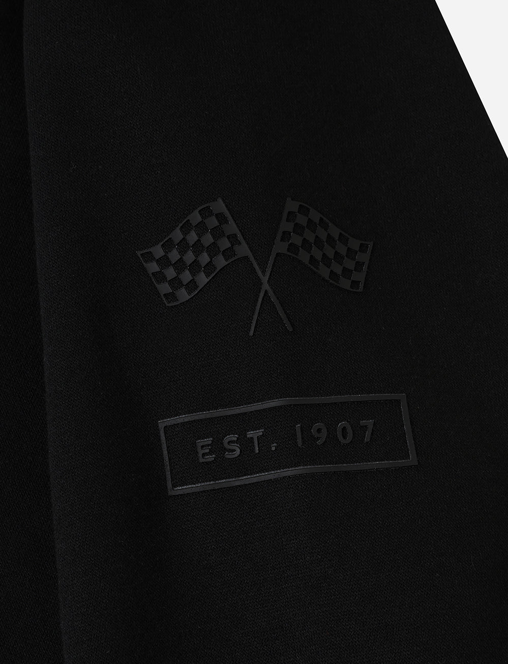 TT Races 37 ¾ Tonal Hoodie - Black - Isle of Man TT Races Official Merchandise