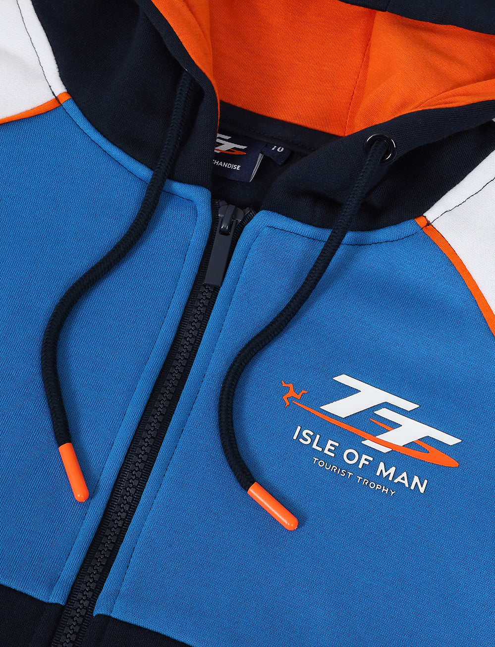 TT Races Women's Full Zip Hoodie - Navy