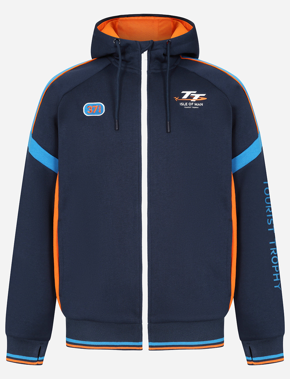 TT Races 37 ¾ Full Zip Top - Navy - Isle of Man TT Races Official Merchandise
