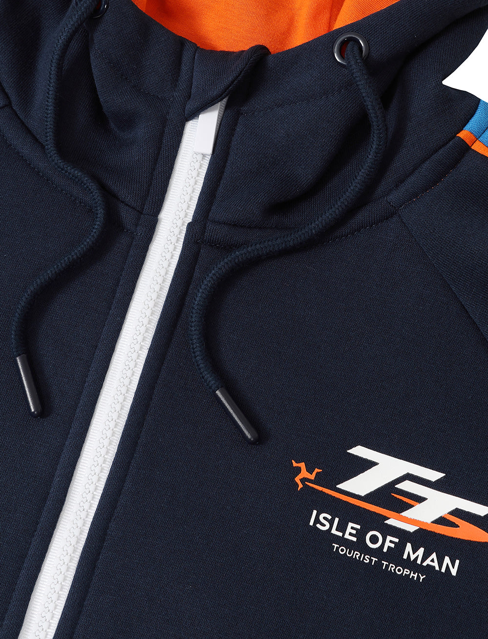 TT Races 37 ¾ Full Zip Top - Navy - Isle of Man TT Races Official Merchandise