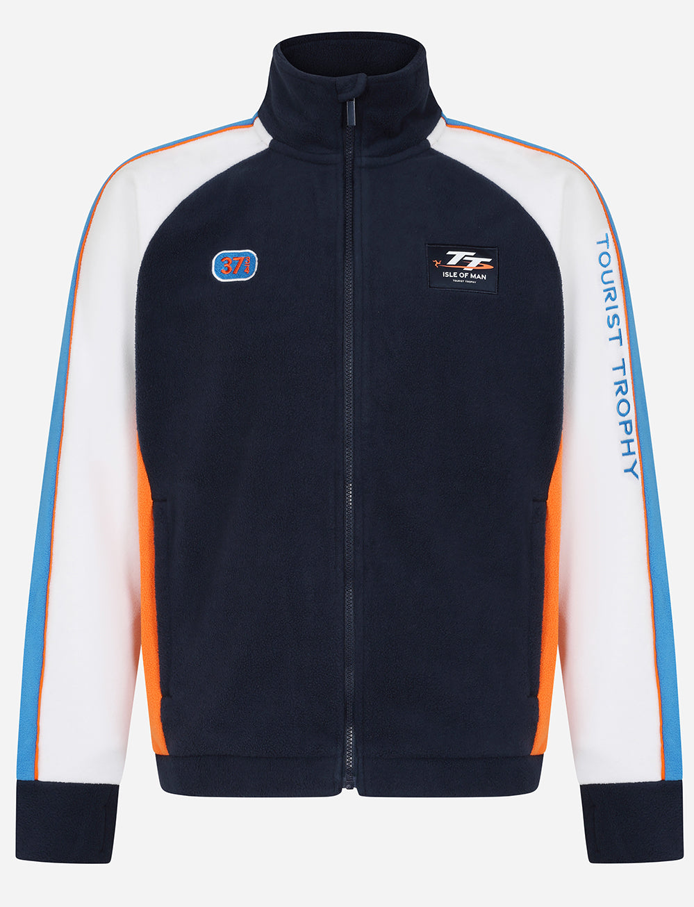 TT Races 37 ¾ Microfleece Jacket - Navy - Isle of Man TT Races Official Merchandise