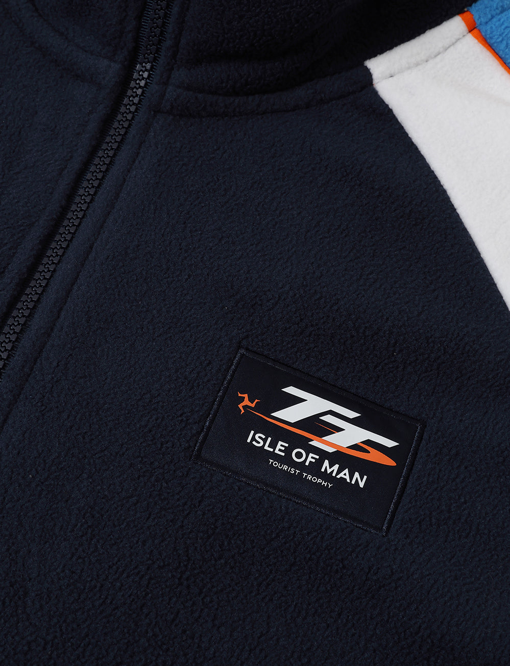 TT Races 37 ¾ Microfleece Jacket - Navy - Isle of Man TT Races Official Merchandise