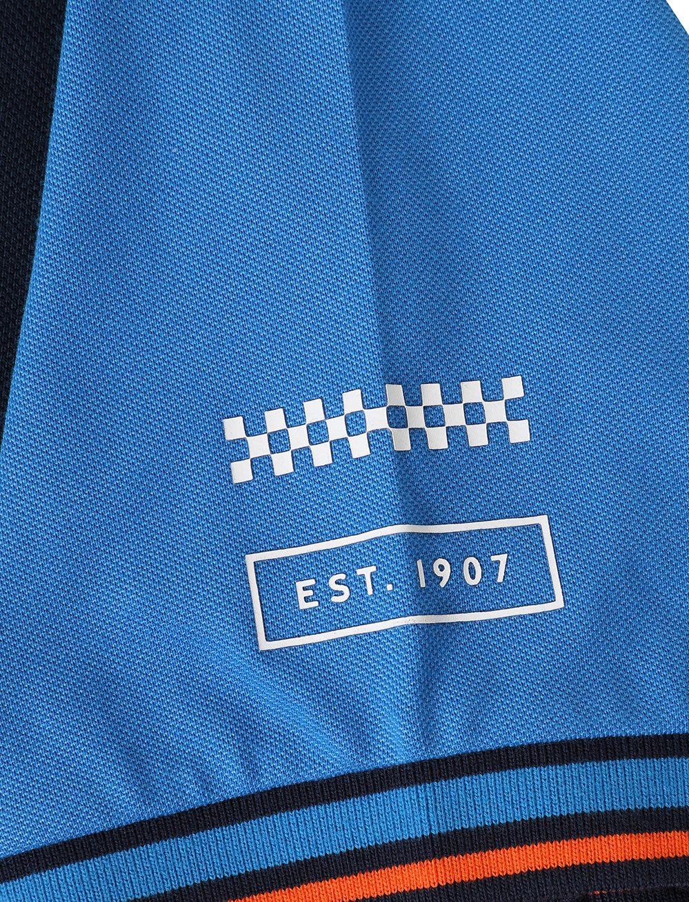 TT Races 37 ¾ Polo Shirt - Navy - Isle of Man TT Races Official Merchandise