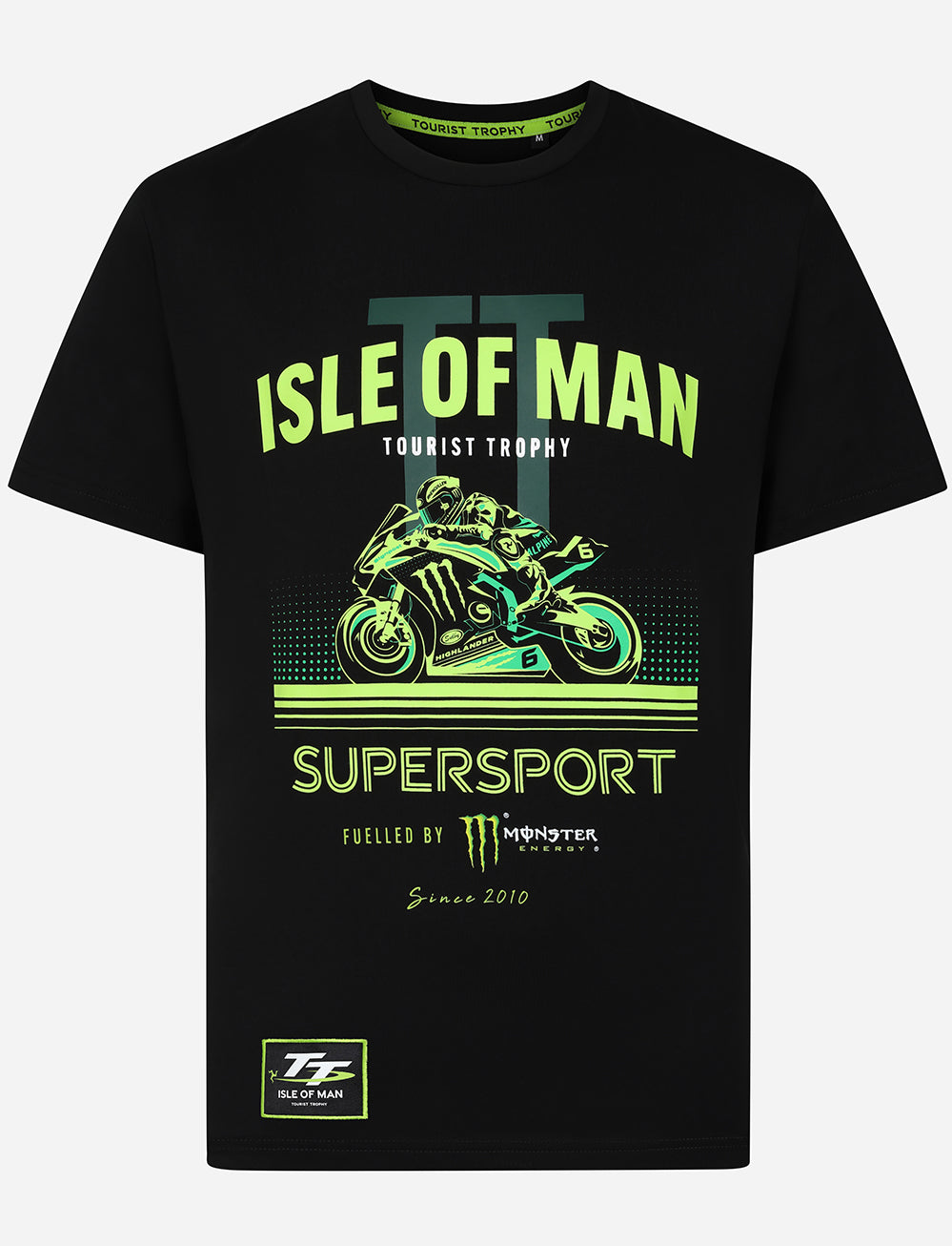 Monster x TT Races T-Shirt - Black - Isle of Man TT Races Official Merchandise