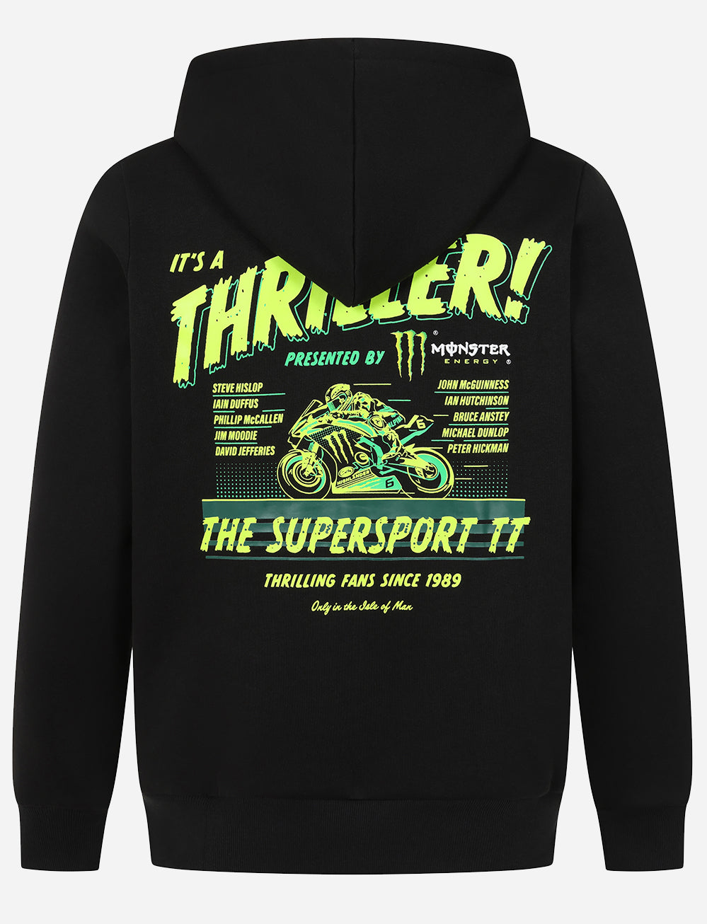 Monster X TT Races Hoodie - Black