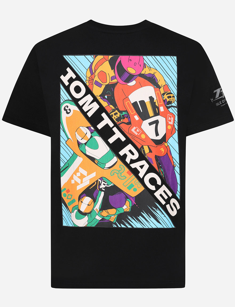 Adam Berry x TT 'Racing' T-Shirt - Black - Isle of Man TT Races Official Merchandise