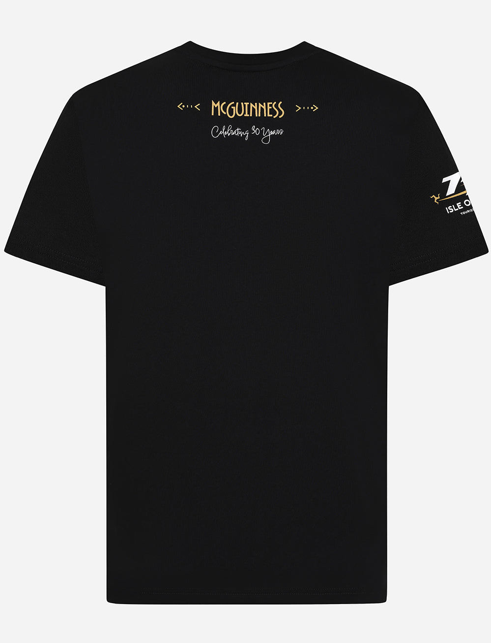 John McGuinness x TT 'Shrunken Head' T-Shirt - Black - Isle of Man TT Races Official Merchandise