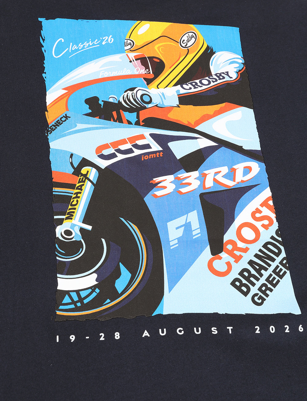 Classic TT Races T-Shirt - Navy