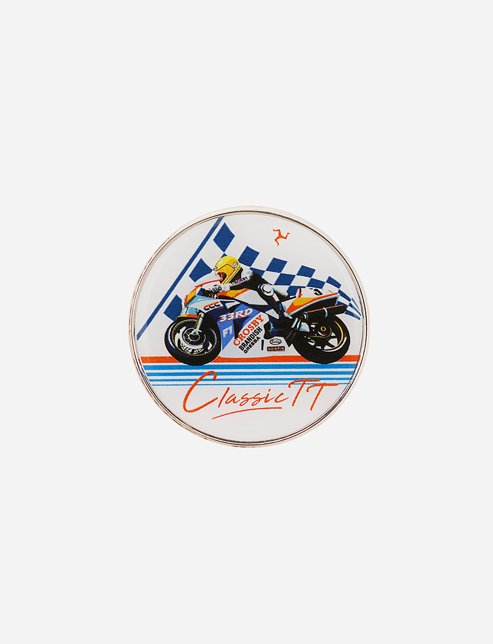 Classic TT Races Pin Badge - Isle of Man TT Races Official Merchandise