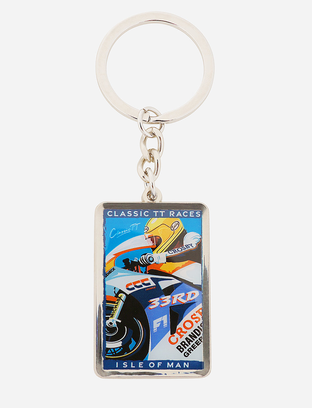 Classic TT Races Keyring - Isle of Man TT Races Official Merchandise