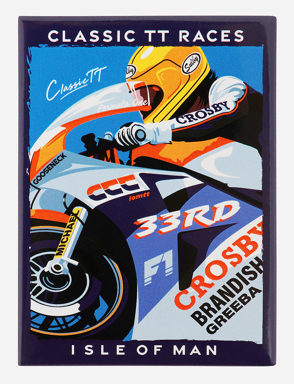 Classic TT Races Fridge Magnet - Isle of Man TT Races Official Merchandise