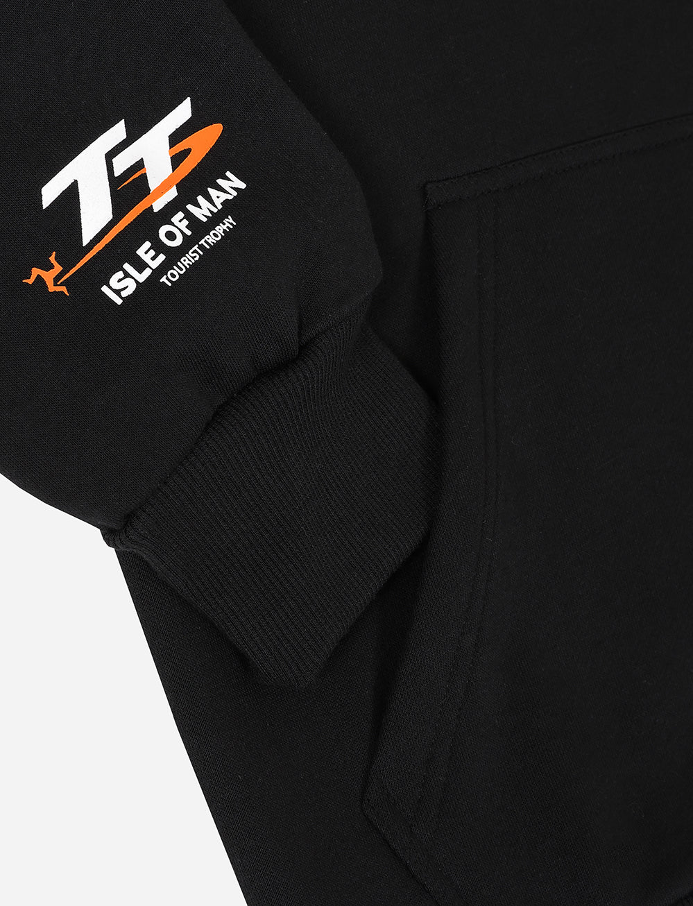 John McGuiness 'Legend' Hoodie - Black - Isle of Man TT Races Official Merchandise