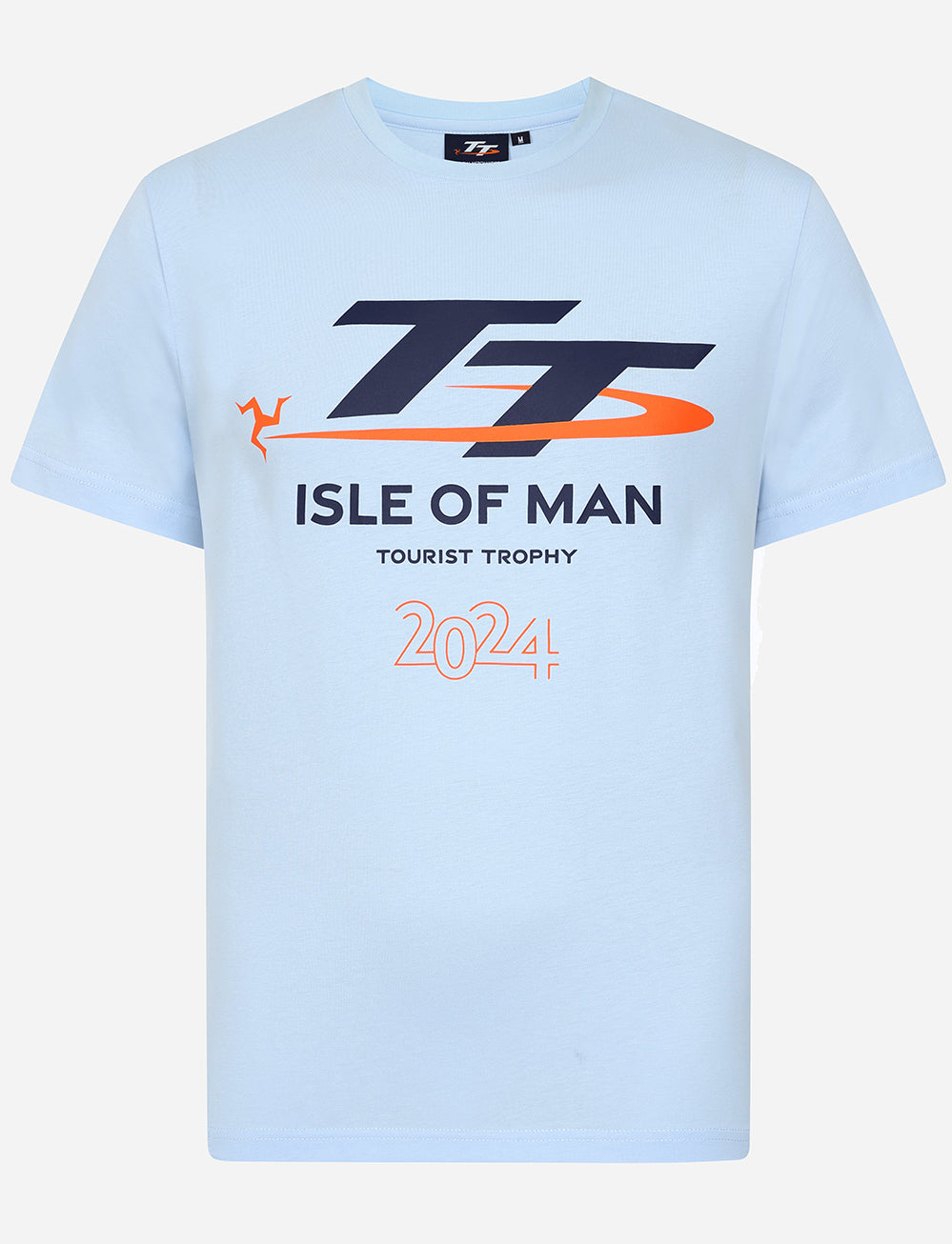 TT Races Signature Logo T-Shirt - Light Blue