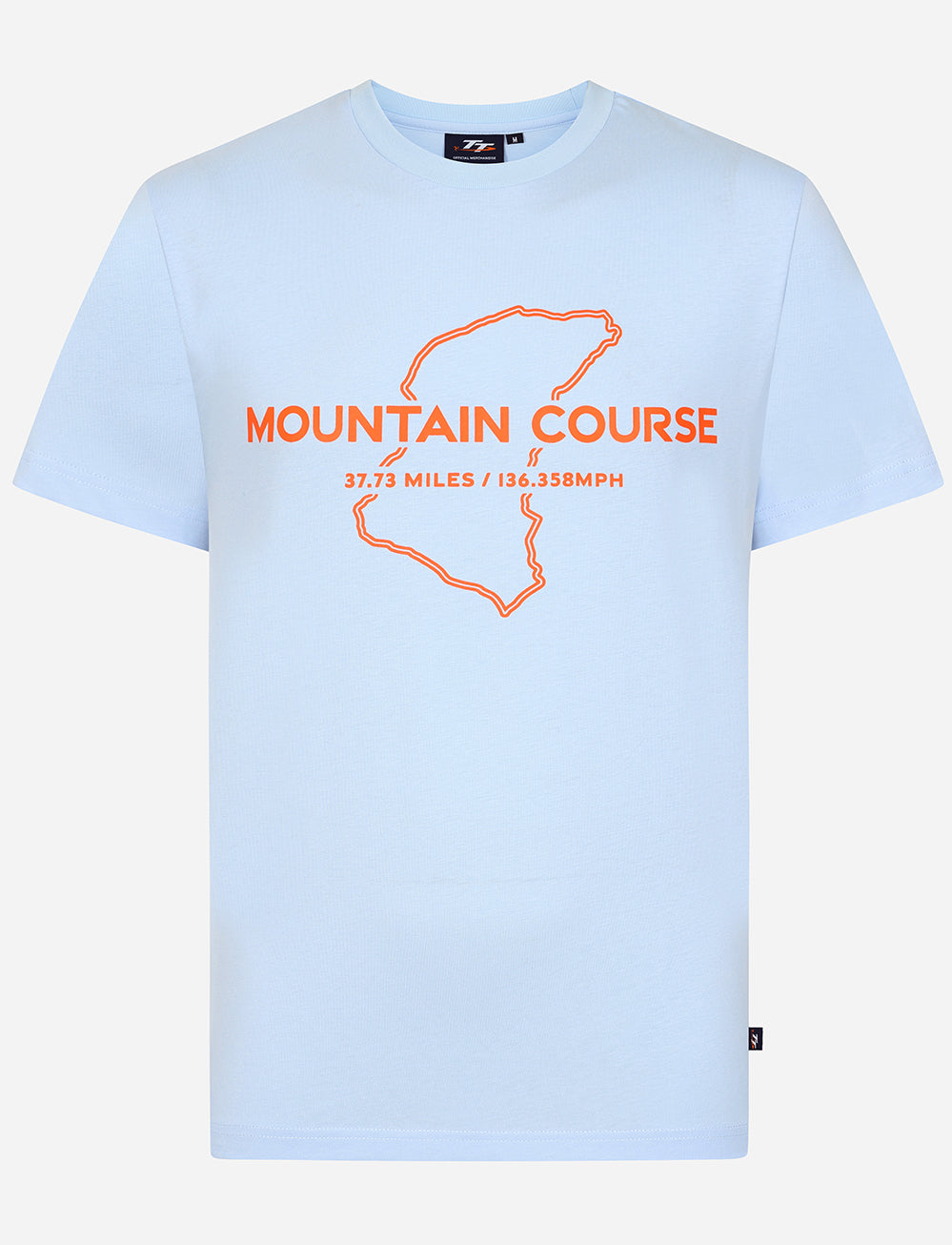 TT Races Mountain Course T-Shirt - Light Blue - Isle of Man TT Races Official Merchandise