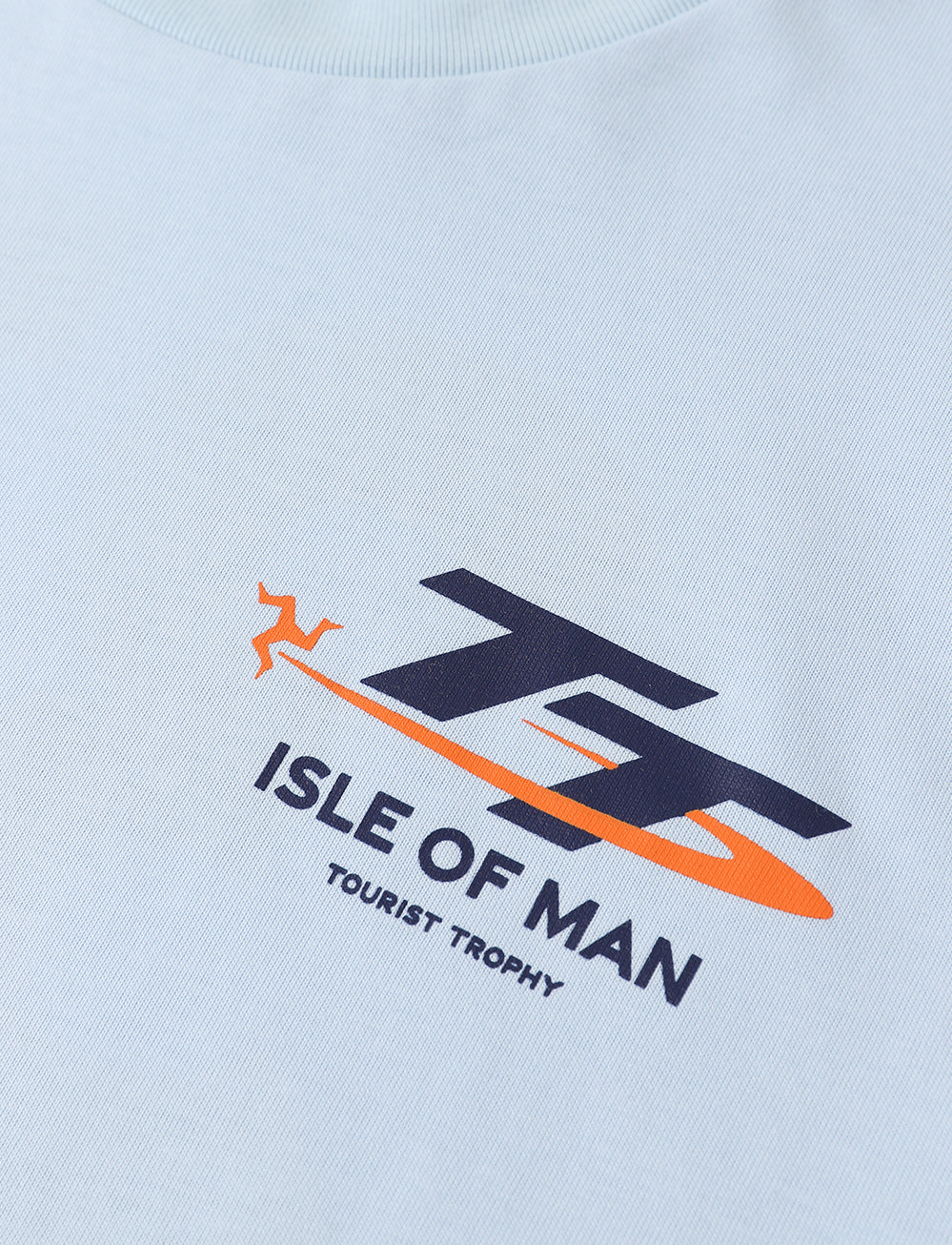 TT Races 37 ¾  Back T-Shirt - Light Blue - Isle of Man TT Races Official Merchandise