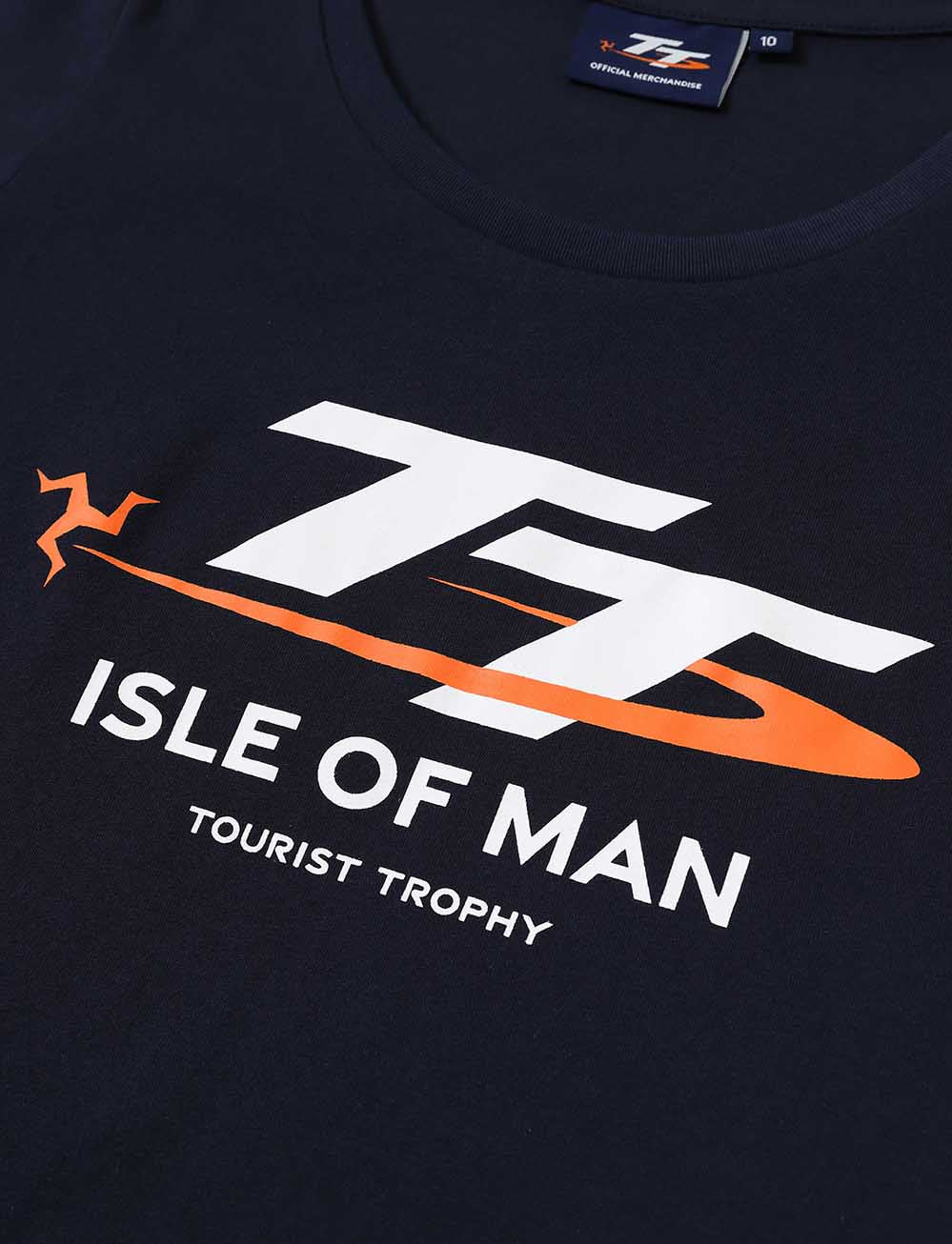 TT Races Signature Women's Logo T-Shirt - Navy - Isle of Man TT Races Official Merchandise