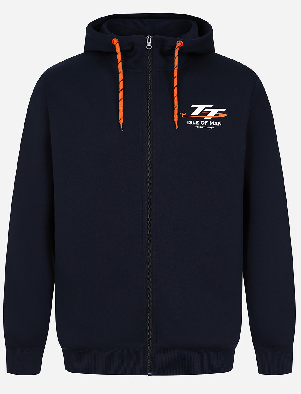 TT Races Mountain 37 ¾  Full Zip Hoodie - Navy