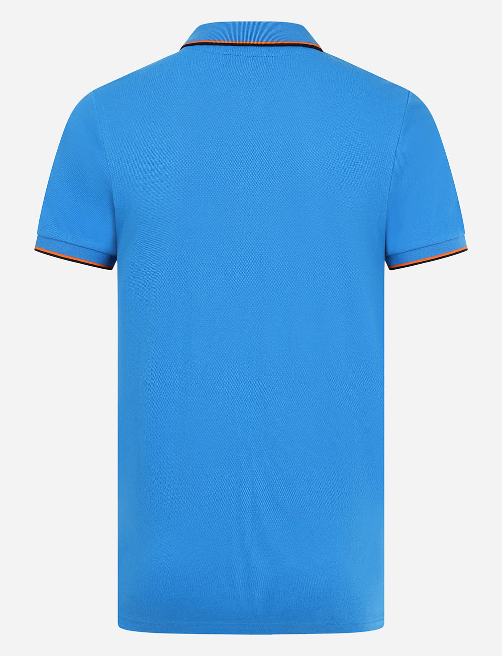 TT Races Signature Tipped Pique Polo - Blue