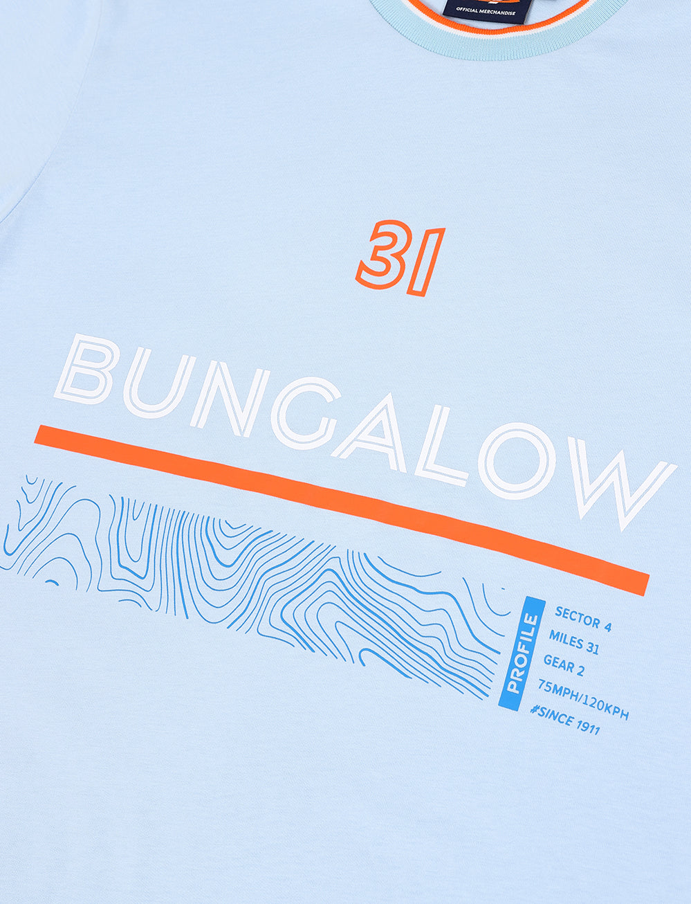 TT Bungalow T-Shirt - Light Blue