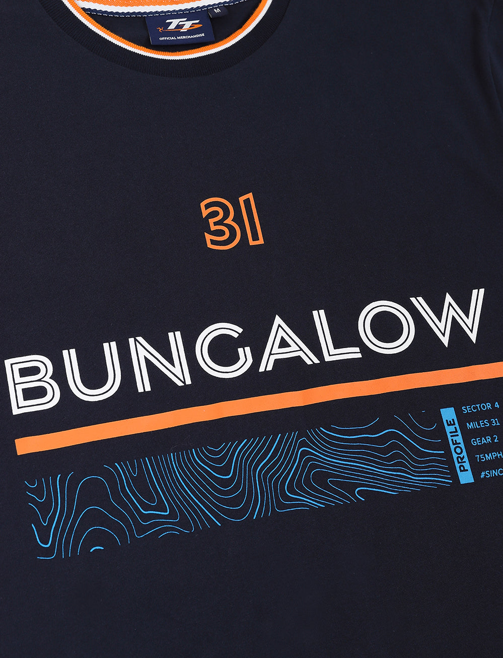 TT Bungalow T-Shirt - Navy - Isle of Man TT Races Official Merchandise