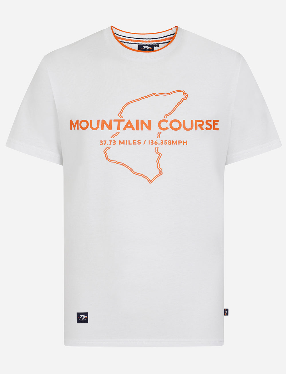 TT Races Tipped Mountain Course T-Shirt - White