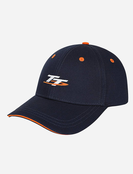 TT Races Signature Kids Baseball Cap Navy - Main Image