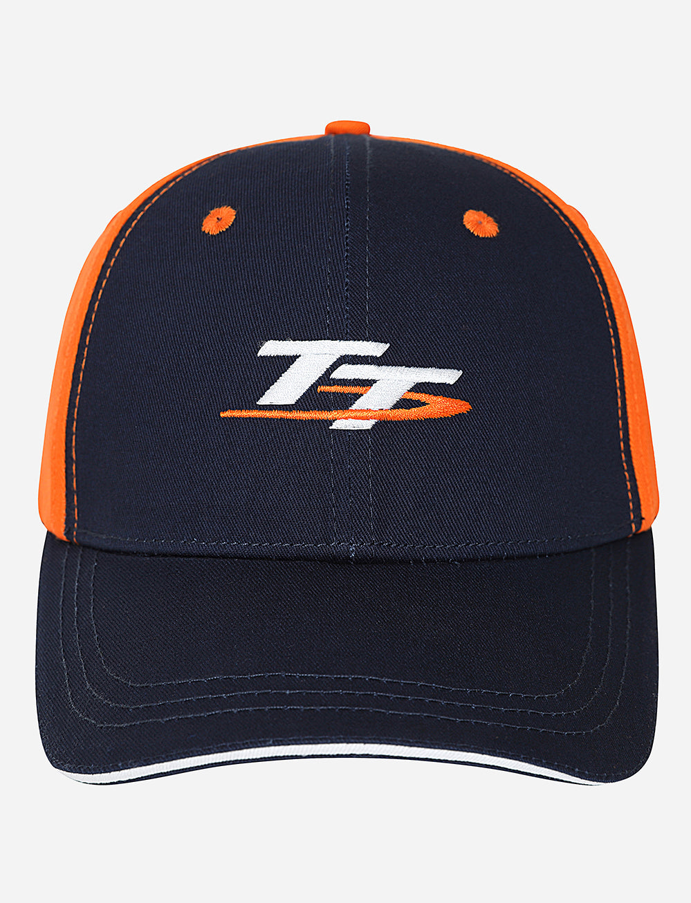TT Races Signature Baseball Cap - Navy/Orange