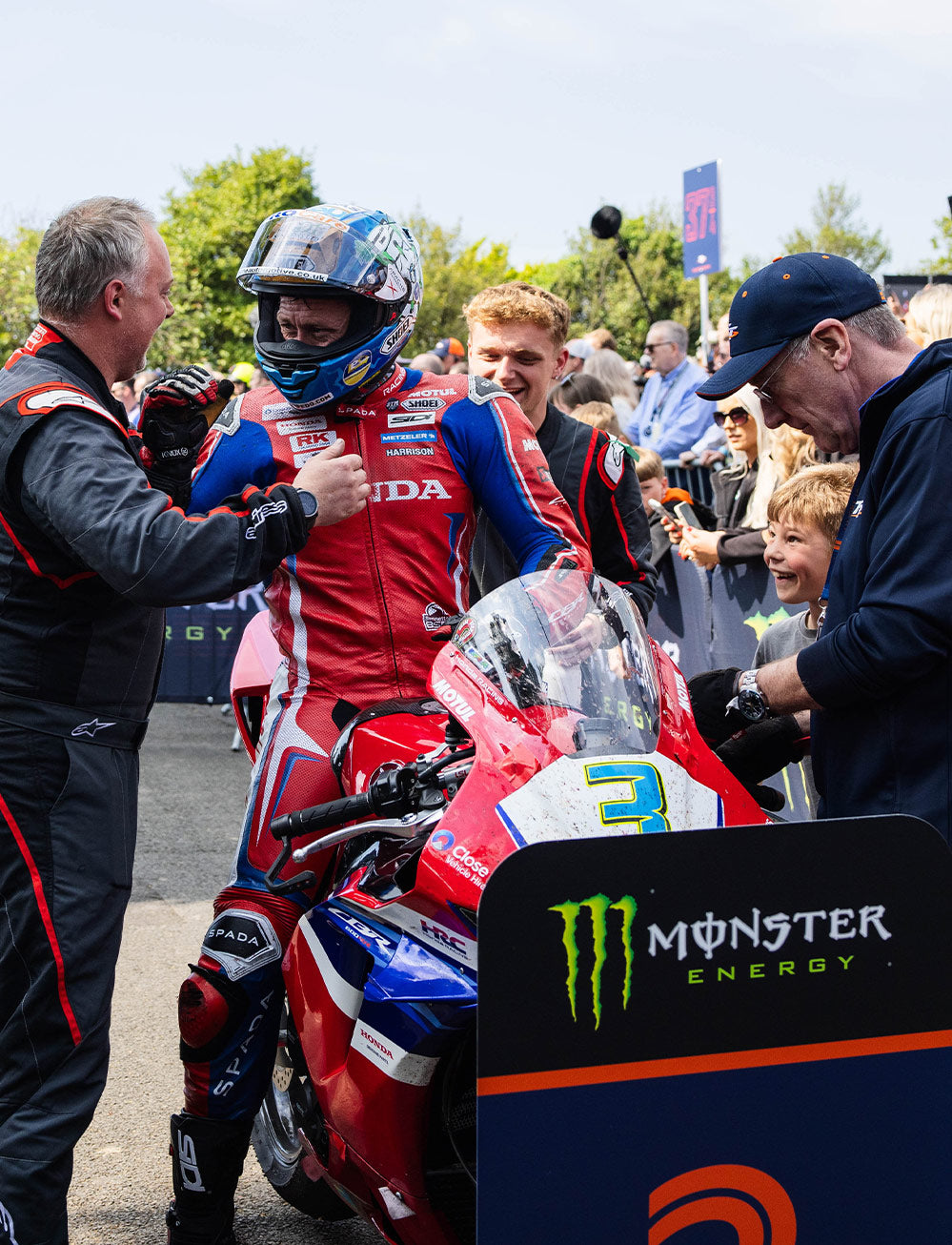 Monster Energy Supersport TT Race 2 - Winners Enclosure Boards (set of three)